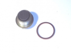 Verschlu�schraube mit Magnet und Dichtring